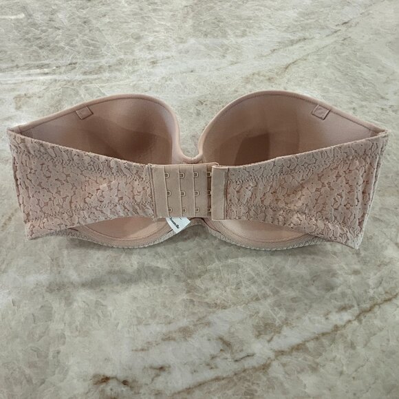 Chantelle Norah Strapless Bra, in Rose, 34DDD - Picture 8 of 8